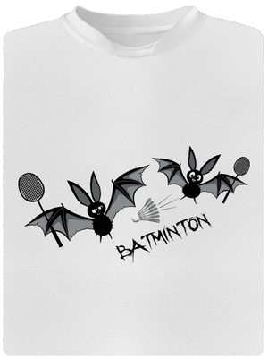 Batminton férfi sportpóló White