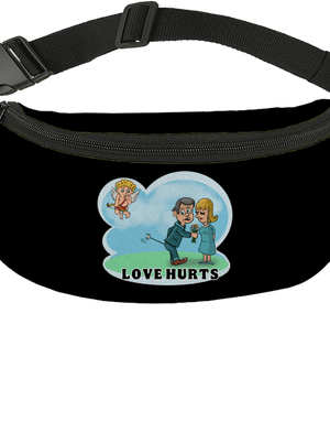 Love hurts övtáska Black