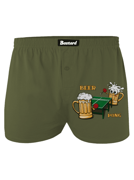 Beer pong férfi alsó nadrág Khaki