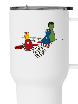 Szuperhős ne haragudj termosz bögre White