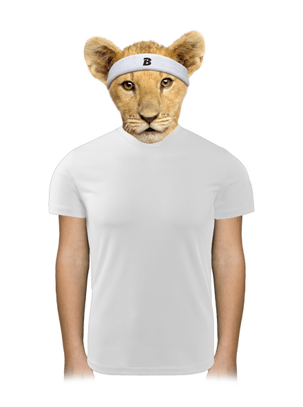 Nyomtatás nélkül gyerek sport póló White