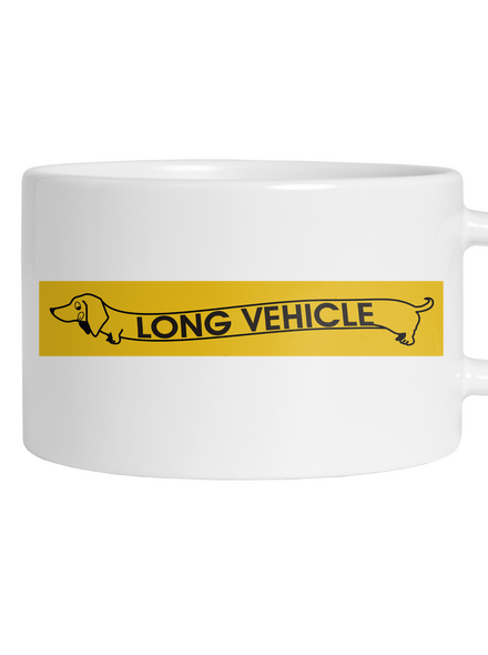 Long vehicle macaron bögre White