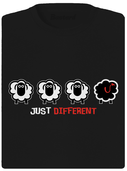 Fekete bárány női sportpóló Black