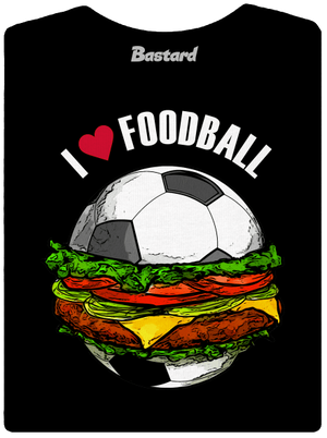 Foodball prémium női póló Black