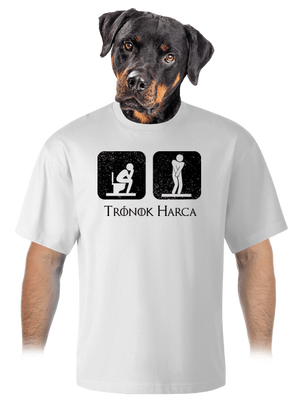 Trónok Harca unisex túlméretezett póló White