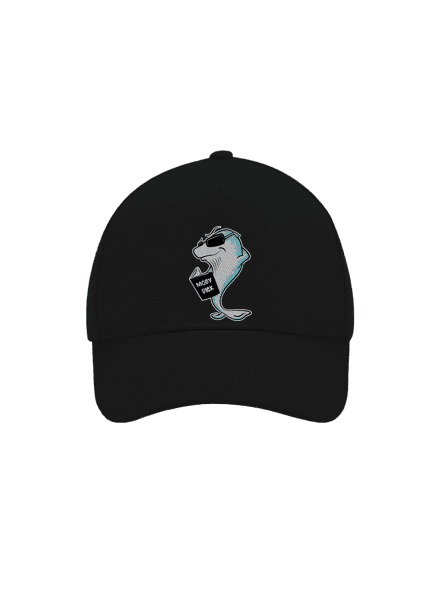 Moby Dick baseballsapka Black