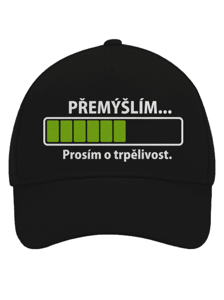 Gondolkodom baseballsapka Black