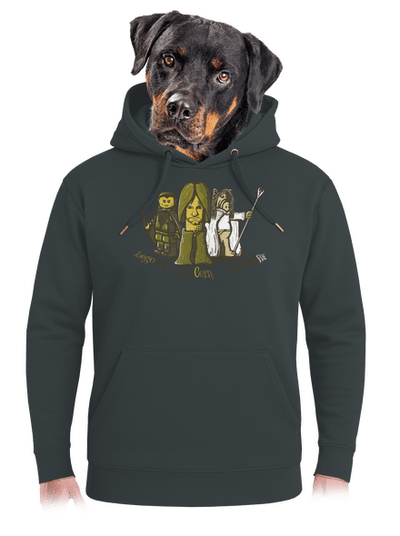 Nemzetközösség unisex prémium pulóver Charcoal