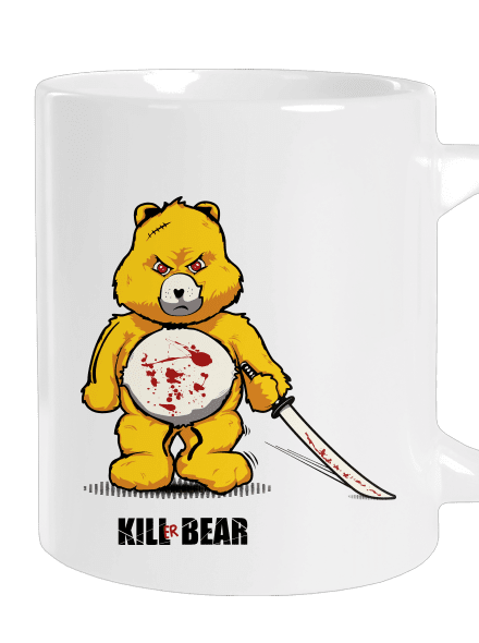 Killer bear nagy bögre White