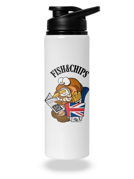 Fish and chips kulacs White