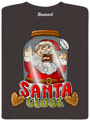 Santa Close férfi hosszú ujjú póló Bear Brown