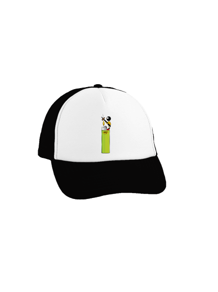Pálcikaember teherautós sapka Black cap