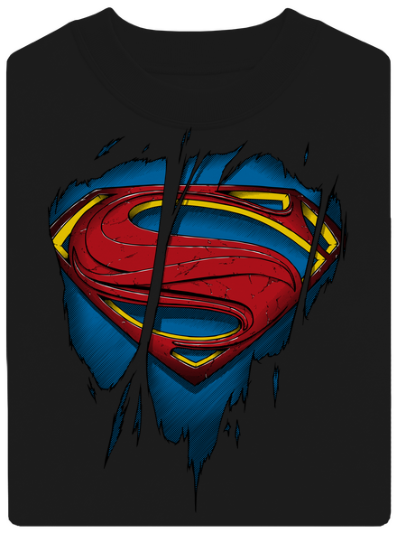 Superman Inside unisex crewneck Black