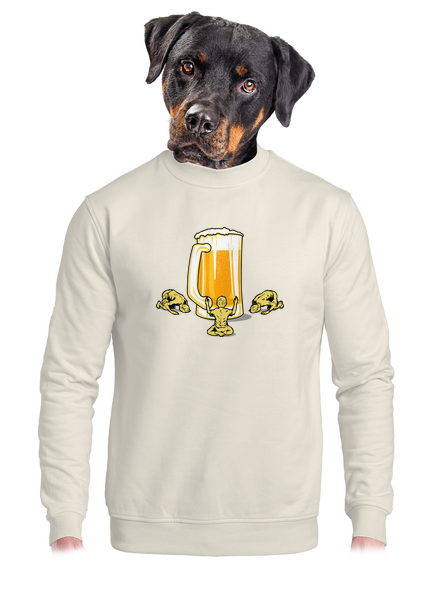 A sör istene unisex crewneck Off White