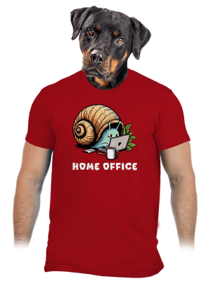 Sneka home office férfi póló Red