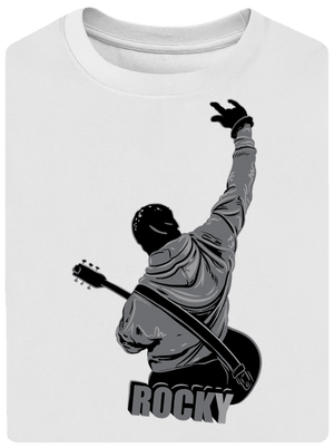 Rocky unisex túlméretezett póló White