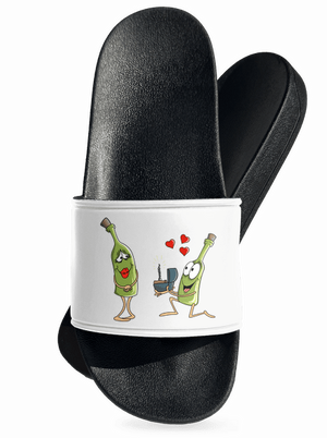 A bor szeretete papucs White