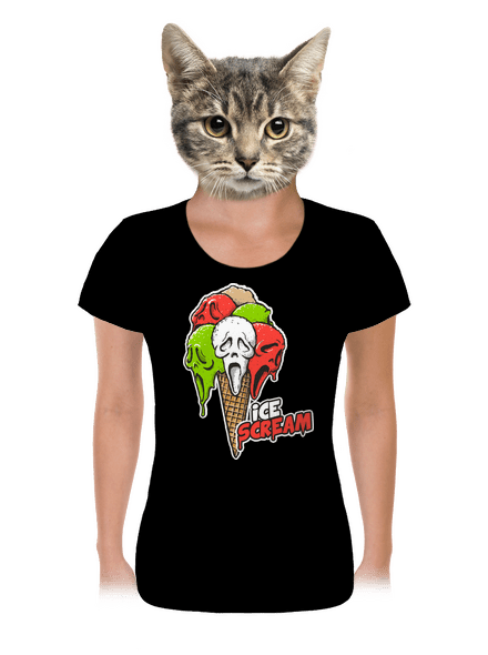 Ice Scream női póló Black