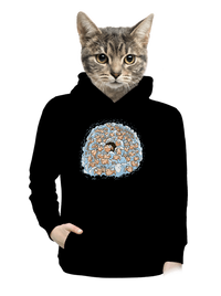 női kenguruzsebes pulóver
