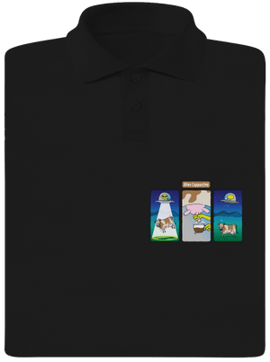 Alien Cappuccino férfi pólóingek Black