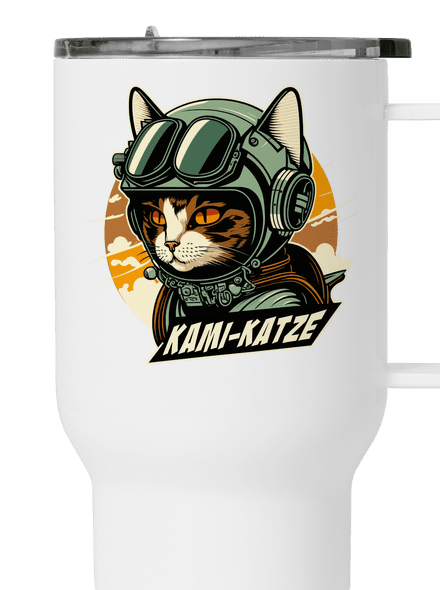Kami-Katze termosz bögre White
