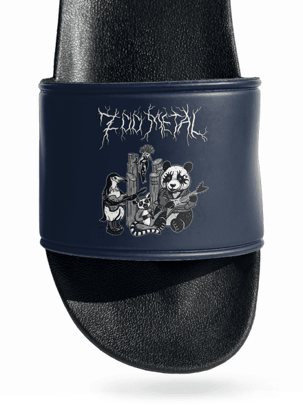 ZOO metal papucs Navy