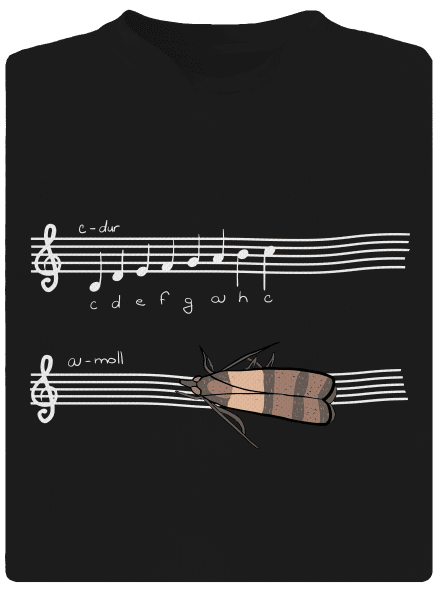 A - moll gyerek sport póló Black