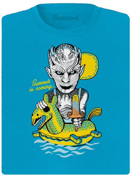 Summer is coming 2 női sportpóló Blue Atol