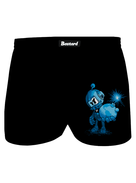 Időzített bomba férfi alsó nadrág Black