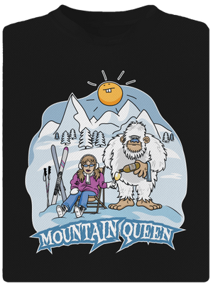 Mountain Queen gyerek sport póló Black