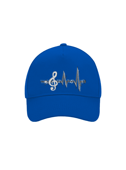 A zene az életem baseballsapka Bright Royal