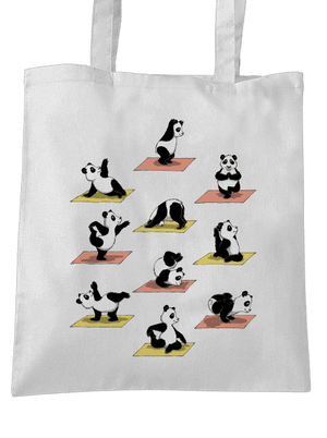 Panda jóga táska White