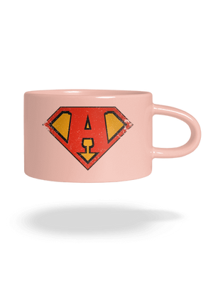 Szuperhős vagyok macaron bögre Pink Macaron