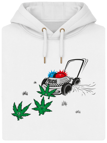 Ganja bust unisex prémium pulóver Snowwhite