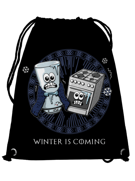 Winter is coming hátizsák Black