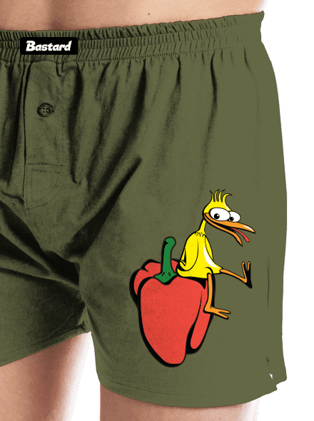 Paprikás csirke férfi alsó nadrág Khaki