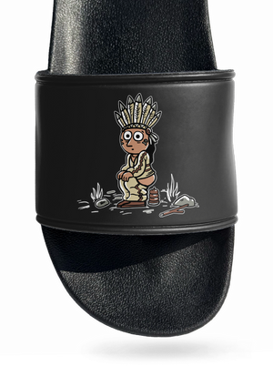 Indián papucs Black