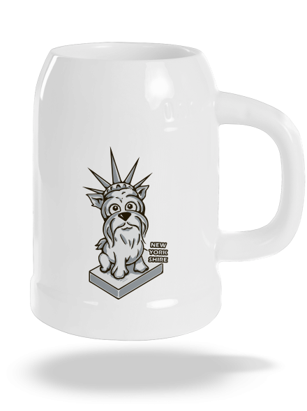 New Yorkshire söröskorsó White