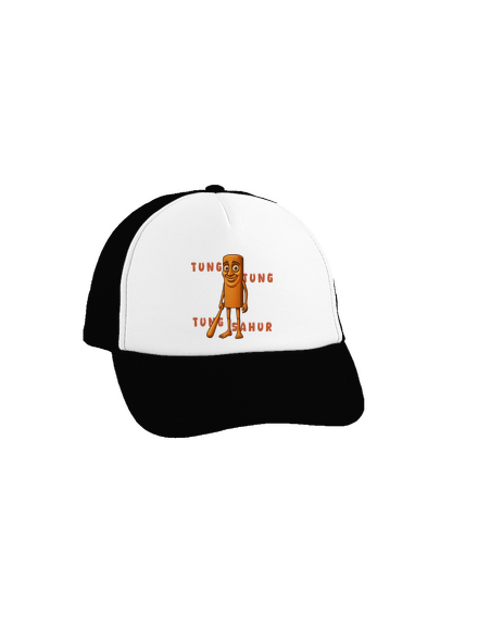 Tung Tung Tung Sahur – Italian Brainrot teherautós sapka Black cap