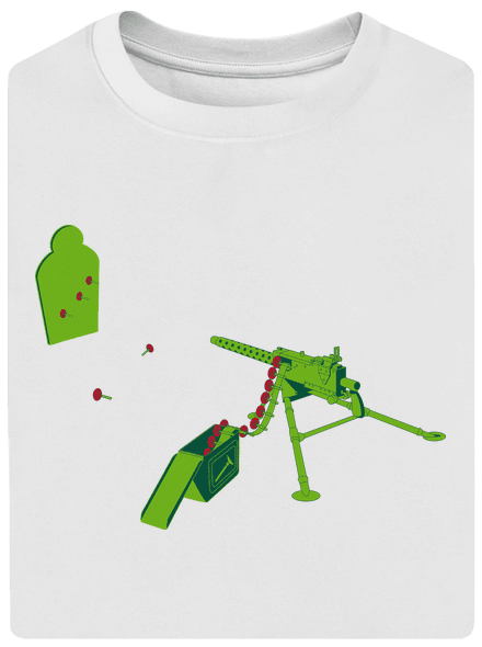 LMG training unisex túlméretezett póló White