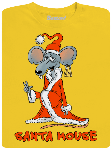 Santa mouse gyerek póló Gold