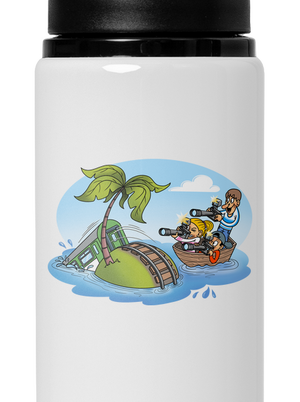 Vasúti sziget kulacs White