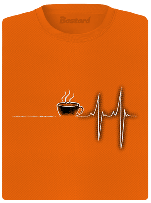 Coffee help női sportpóló Neon Orange