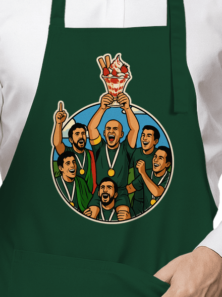 Kehely kötény Bottle Green