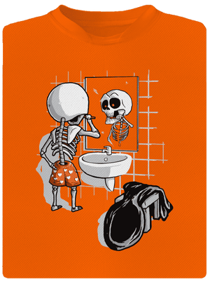 Jó reggelt kívánok gyerek sport póló Neon Orange