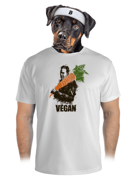Vegán férfi sportpóló White