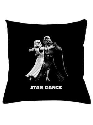 Star dance párna Black
