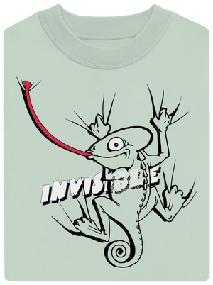 Invisible chameleon unisex crewneck Blush Mint
