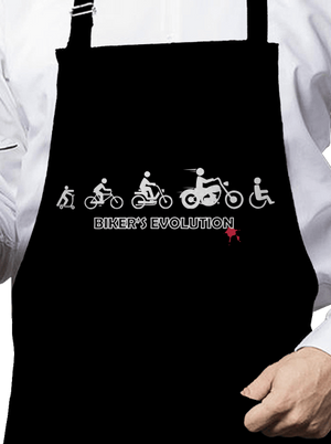 Bikers evolution kötény Black