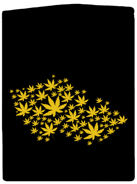Ganja country cipzáras női pulóver Black